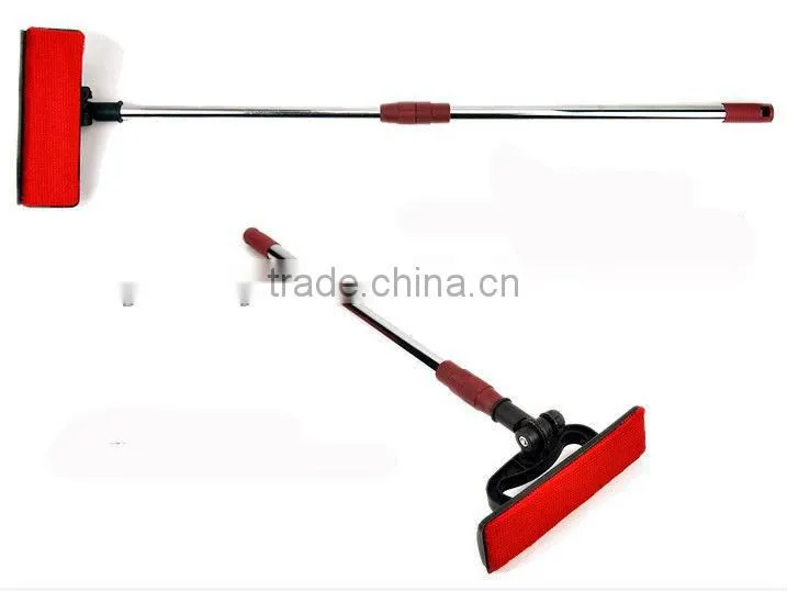 Super practical telescopic rod glass window brush / glass wiper