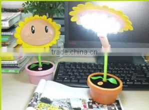 Wholesale Stock Small Order Creative Sunflower Plant Night Light