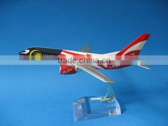 Metal B737-300 Four Circular airplane model for gifts