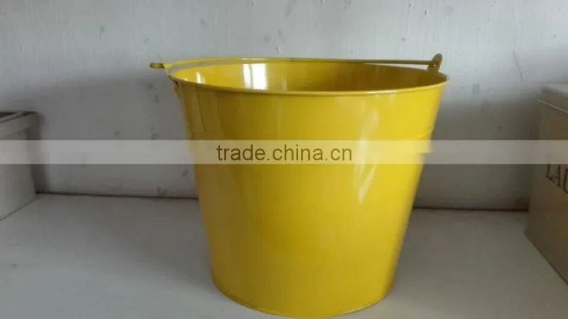 Christmas metal ice bucket / gift tin bucket / metal beer bucket