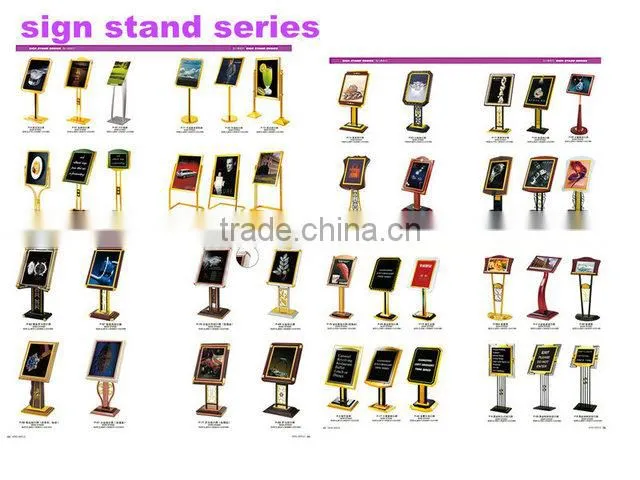 Outdoor store signage wrought iron sign posts manufacturer(P67)