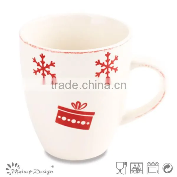 two tone porcelain mug porcelain mug christmas design