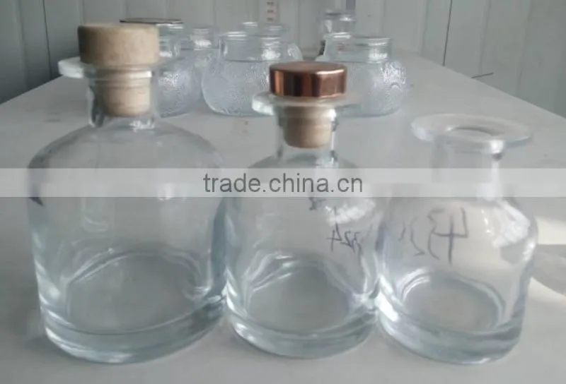 90ml 150ml 200ml 300ml new design glass aroma diffuser bottle with reed