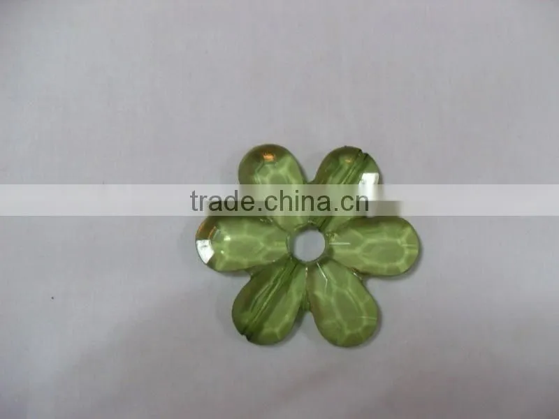 Wholesale multi-color acrylic flower decoration