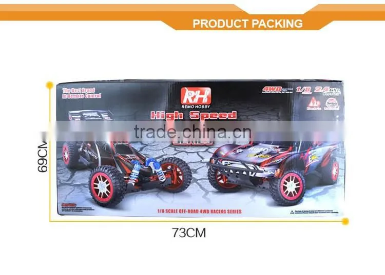 Remote Controlled Toy 1:8 Scale Model 4WD Electric High Speed RC Car