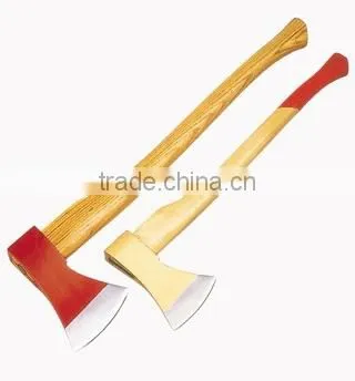 A601 Hand tool-Broad Axe with wooden handle