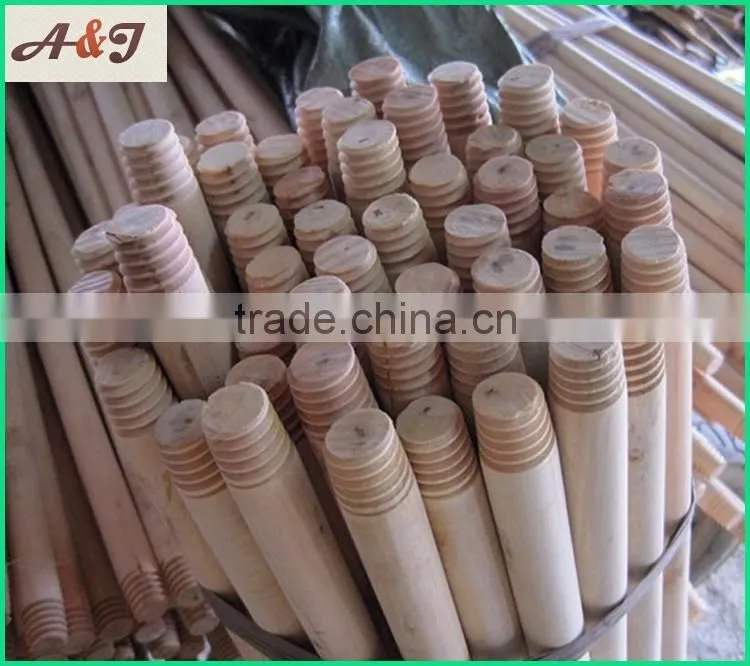 natural wooden handle for broom, wooden broom stick, brush handle