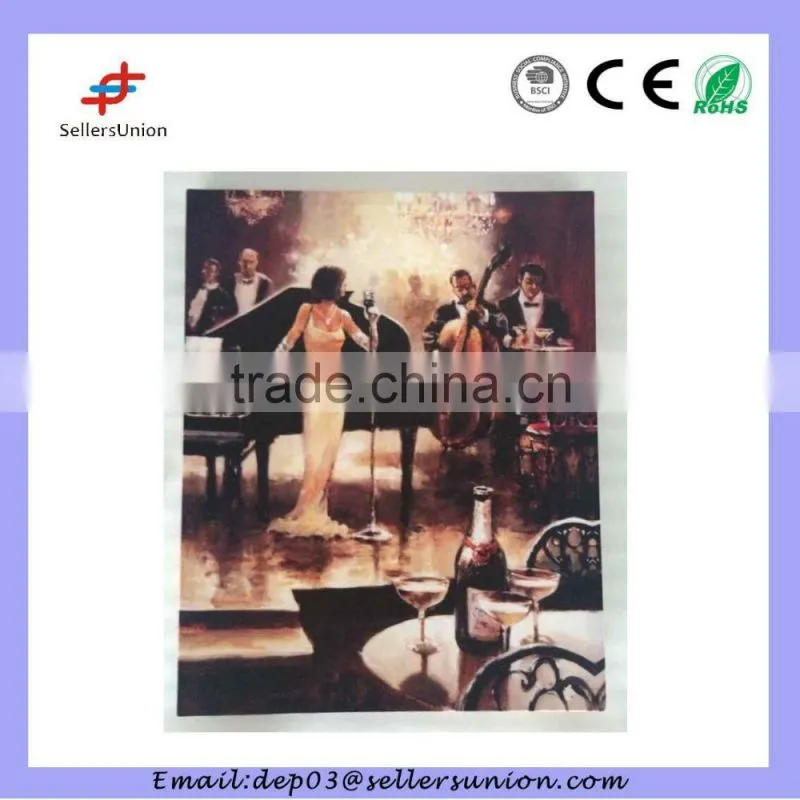 led wall picture for living room portrait picture and party design