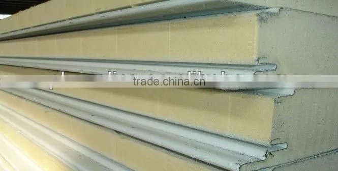 Polyurethane sandwich panel for wall / PU exterior wall panel
