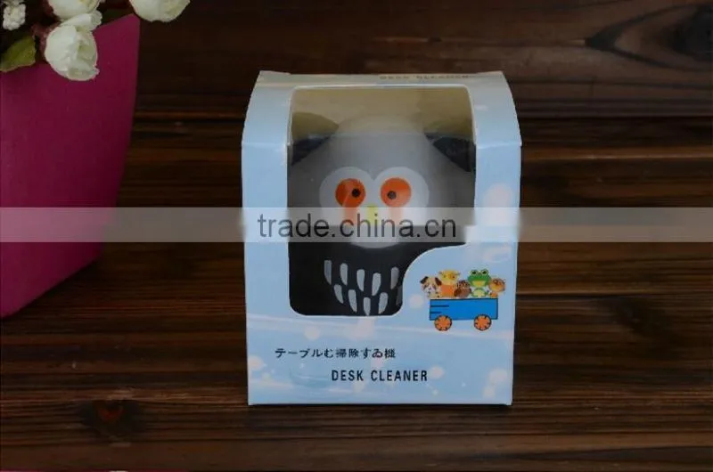 handy battery powered vacuum cleaner Owl mini desk hand vacuum cleaner