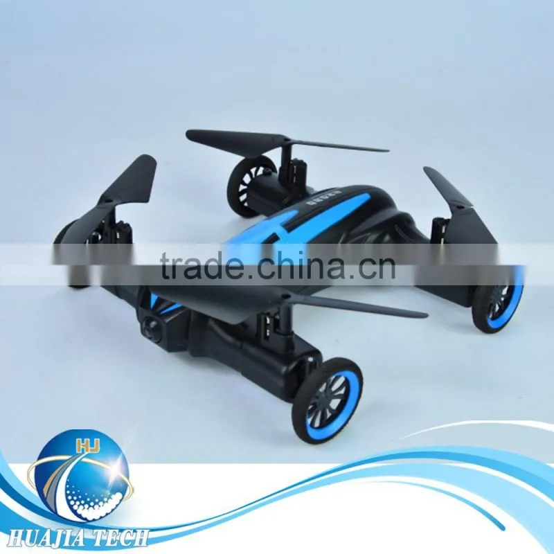 2 in 1,2.4G Multi-Functional RC Toys,RC Quadcopter & 4WD Stunt High Speed Racing Car