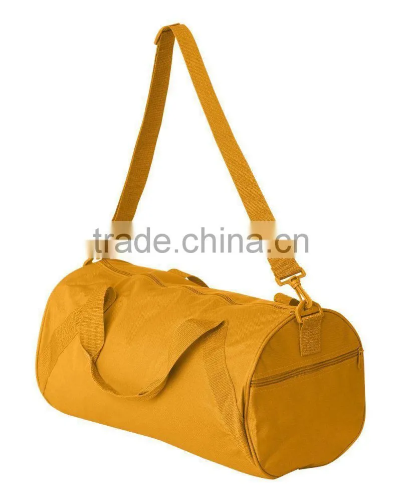 Liberty Bag NEW ECO recycled small duffle gym workout sports Tote bags with side zipper pockets and adjustable shoulder straps