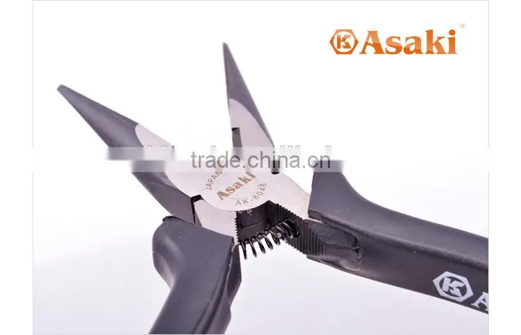 Hand tools pliers long nose pliers function with rubber handle