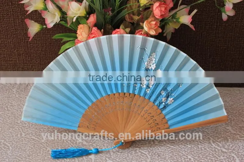 Japanese silk folding fan for ladies