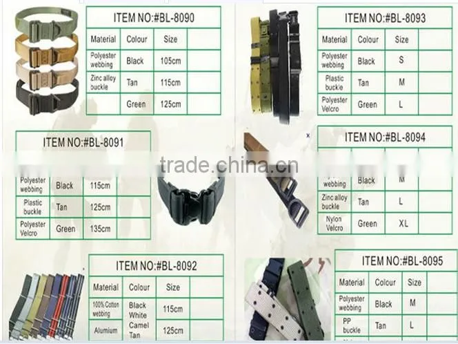 Army and Military Outdoor Tactical Duty Belt Combat Belt