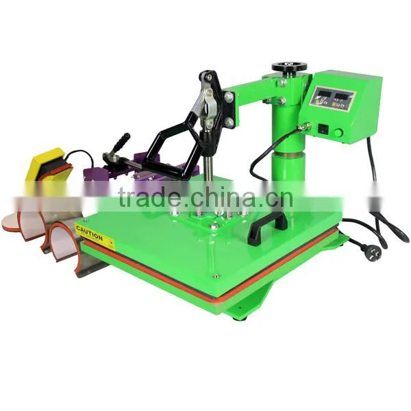 CE Approval t-shirt cap mug plate combo heat press machine