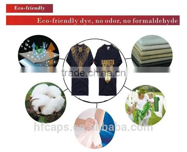 Black Cotton Fashion Sports Printed T Shirts