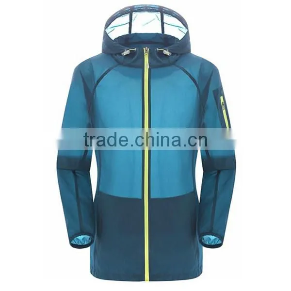 Outdoor sports wholesale clothing lightweight windbreaker jacket man and woman