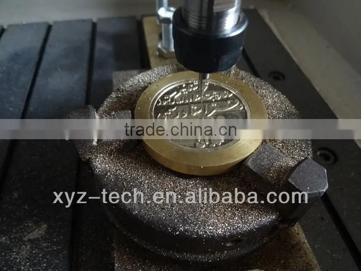China cnc graver machine metal mini cnc router 1200*1200mm coin engraving machinery with brushless DC motor