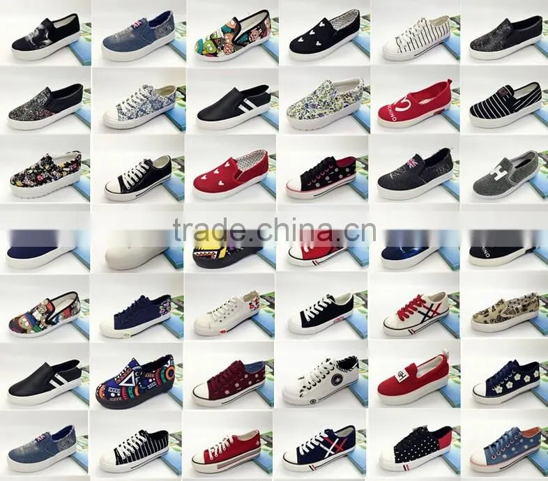 GZY lots of canvas shoes women manufacturer China