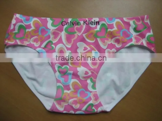 teen cute girl underwear with sublimation design