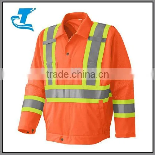100%Polyester Waterproof Reflective Hi-vis Workwear