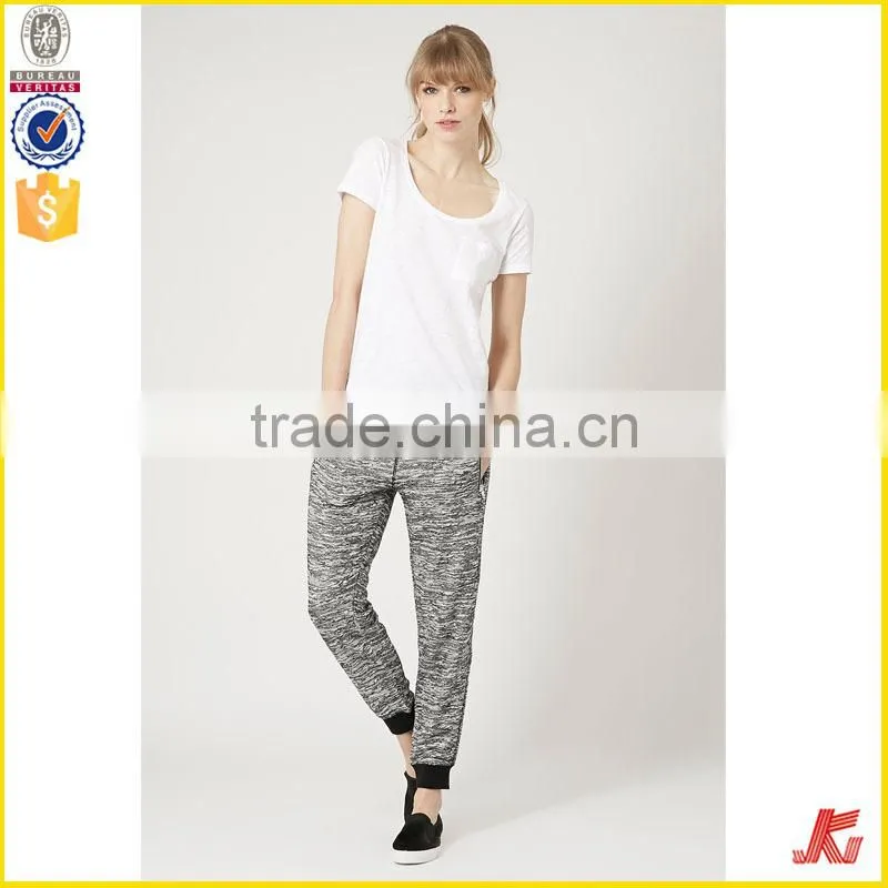 cheap fashion jogging pants zipper pockets