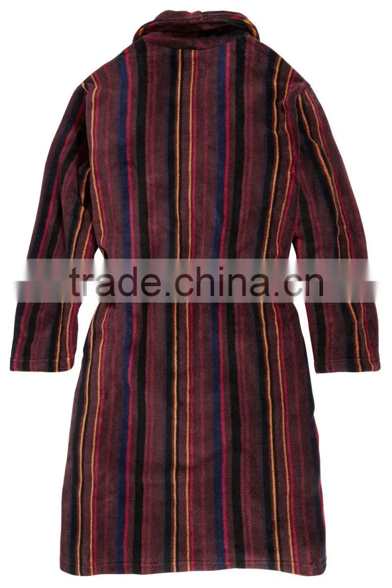 Mult-colors warm mens striped pyjamas