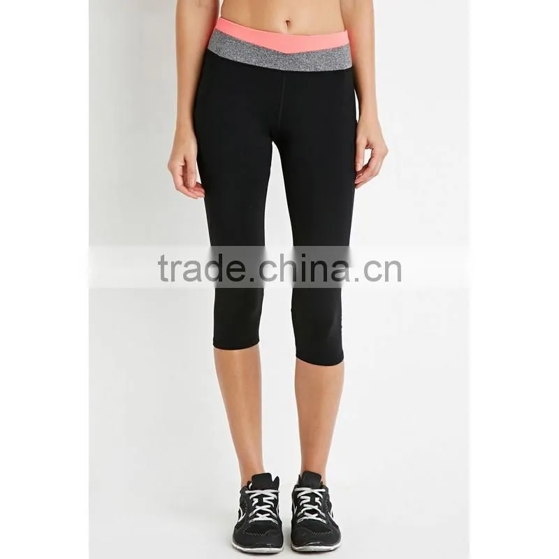 new design sexy sportwear/gym wear leggings pants/trousers for girls fitness apparel