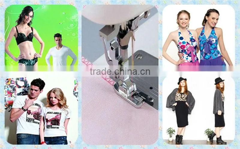 Excellent Seam Coverage DTY Polyester Overlock Thread 100D To 300D
