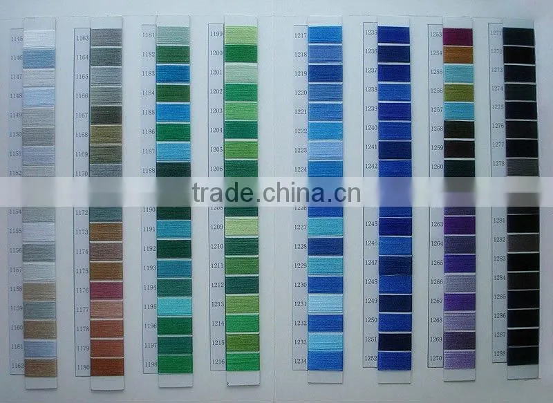 Superb High Tenacity Filament Polyester Thread / 100% Polyester Sewing Thread Supplier