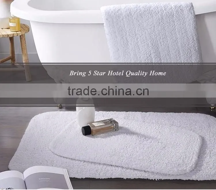 Bath mat non slip floor mat bath rug set 100% cotton
