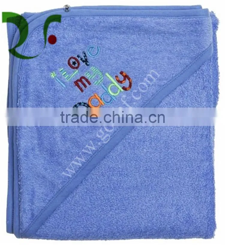 applique baby hooded towel