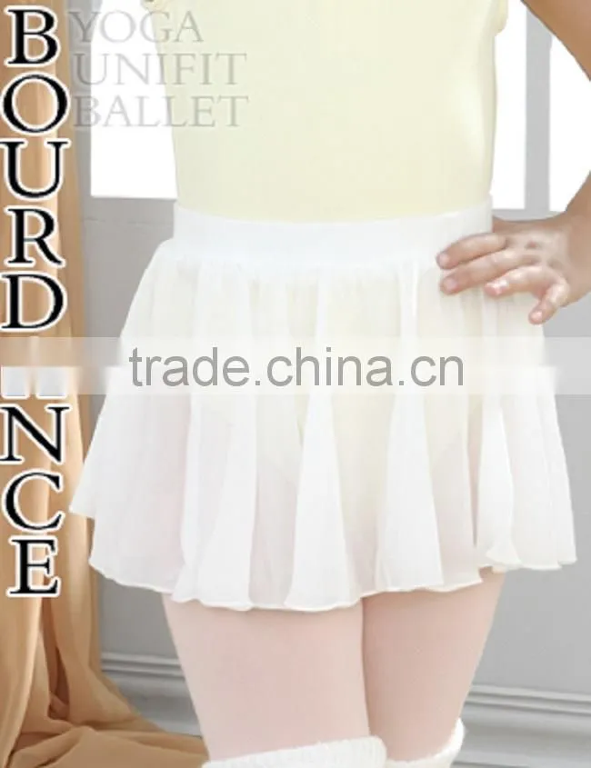 Children ballet pull-on chiffon skirt
