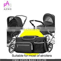 Baby Diaper Caddy Nursery Storage Bin and Car Organizer for Diapers and Baby Wipes