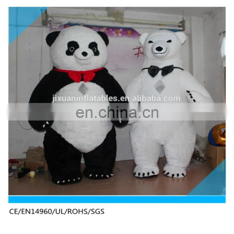wedding mascot inflatable costume panda