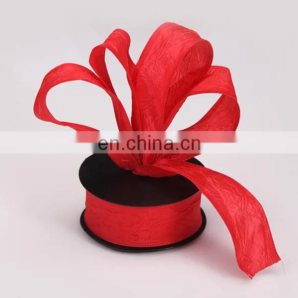 2015 best selling high quality wholesale polyester ribbon birthday gift packing sheer organza ribbon