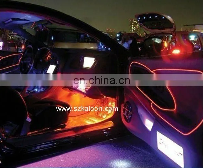 car decorative cold light el wire neon rope light
