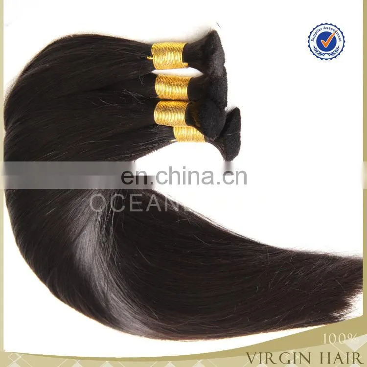 wholesle virgin brazilian remy hair freetress bulk hair
