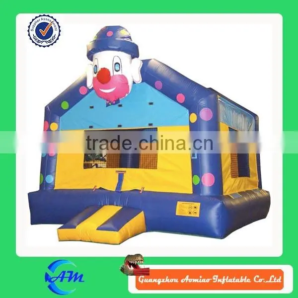 funny clown inflatable bounce hounse bouncy castle inflatable jumping house