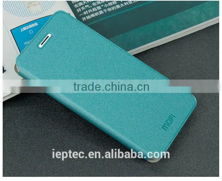 MOFi Wholesale PU Leather Smart Mobile Phone Flip Cover Cases for iPhone 6, iPhone 6A, iPhone A1586, A1589, Free Sample