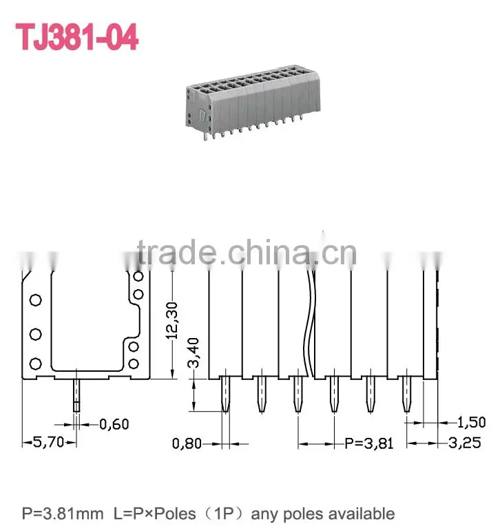 PCB Spring terminal blocks