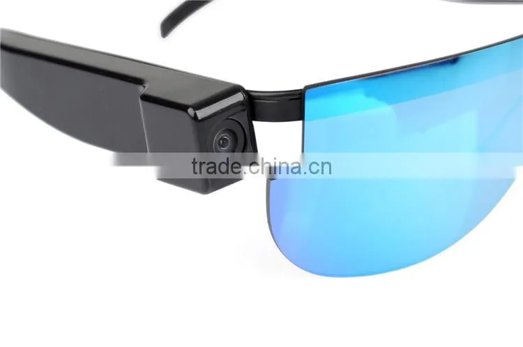 2Mega WiFi Sunglasses IP Camera HD 720P@25FPS WiFi Action Camera Glasses with Android IOS APP and PC CMS For Online Remote View