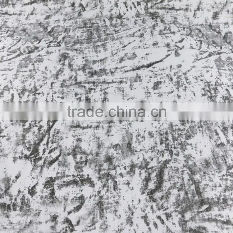 100% linen printed fabric for dress