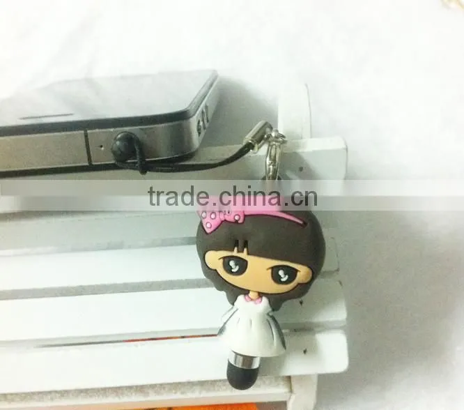 promotional silicone good price cell phone touch pen