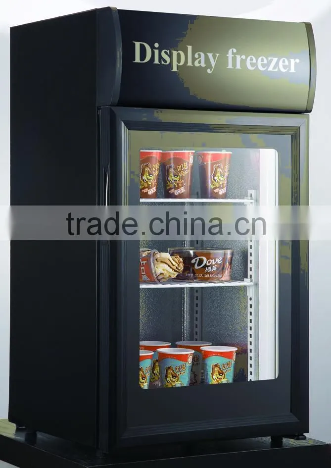 ice cream countertop freezer mini freezer with glass door