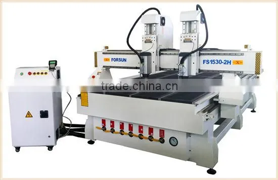 Carving kit with two heads cnc router