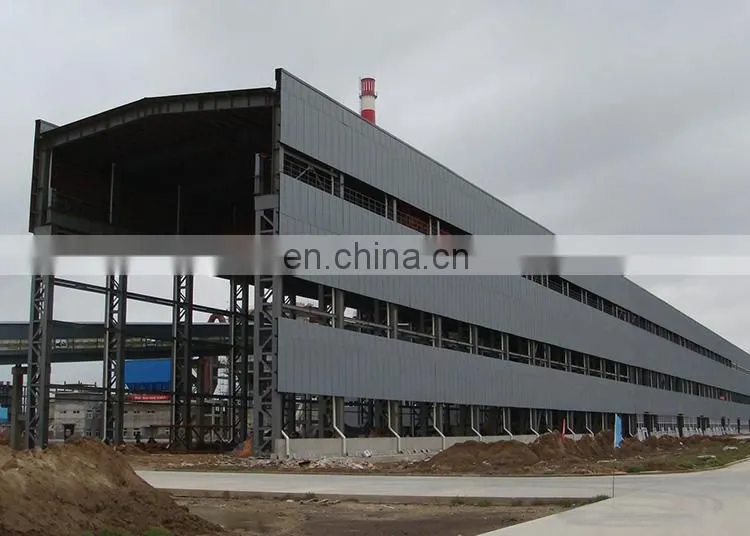 Prefab Construction Site Galvanized Steel Z Purlin Light Steel Warehouse