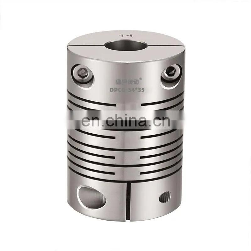 DPCG series stainless steel helical clamping flexible coupling
