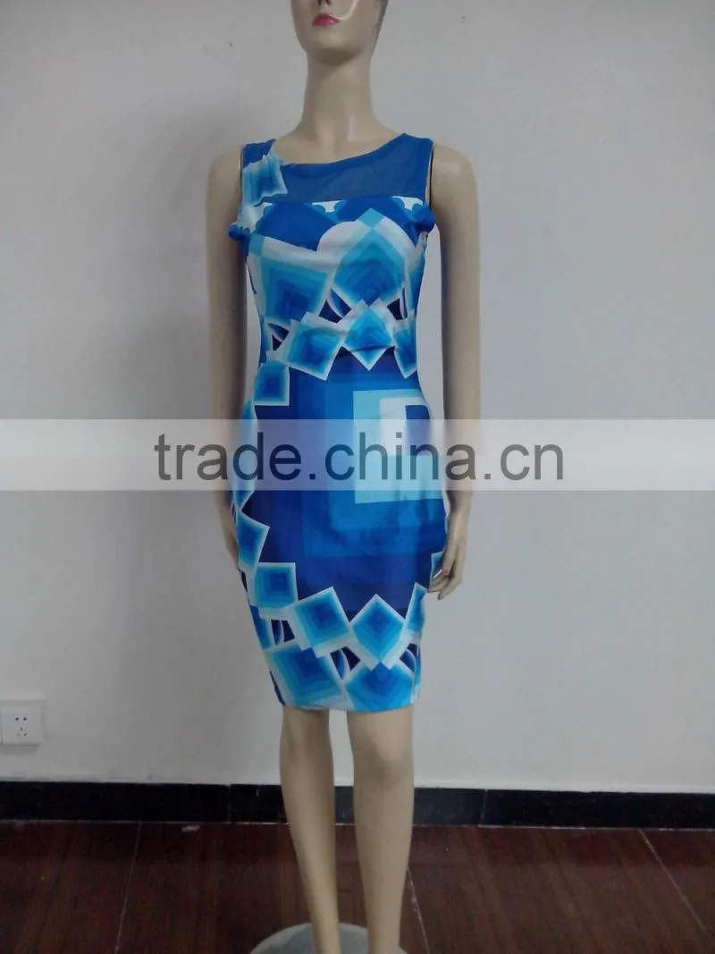 sleeveless fashion dress sexy night dress bodycon dress